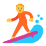 Tablista Emoji 🏄 image - Microsoft Classic 2D style