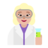 Woman Scientist: Medium-Light Skin Tone