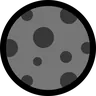 Símbolo da lua nova Emoji 🌑 image - Microsoft Windows 10 Segoe UI Emoji style