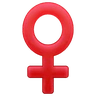Kadın işareti Emoji ♀ image - Huawei Harmony OS style