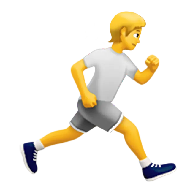 Person Running Facing Right