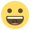 Visage rieur Emoji 😀 image - EmojiTwo style