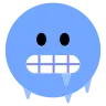 ใบหน้าเยือกแข็ง Emoji 🥶 image - Tossface style