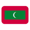 Flag: Maldives Emoji 🇲🇻 image - Tossface style
