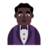Man In Tuxedo: Dark Skin Tone