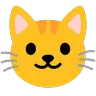 Grinning Cat Emoji 😺 image - Google Noto Color Animated style