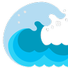Wasserwelle Emoji 🌊 image - Skype style