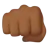 Oncoming Fist: Medium-Dark Skin Tone