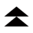 검은 색 상향 두배 삼각형