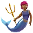 Merperson: Medium-Dark Skin Tone