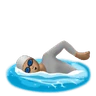 Person Swimming: Medium Skin Tone Emoji 🏊🏽 image - Huawei Harmony OS style