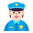 Police Officer: Light Skin Tone