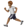 Person Running: Medium Skin Tone Emoji 🏃🏽 image - Huawei Harmony OS style