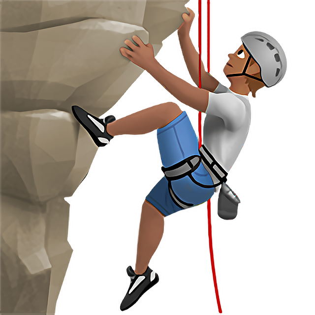 Person Climbing: Medium Skin Tone