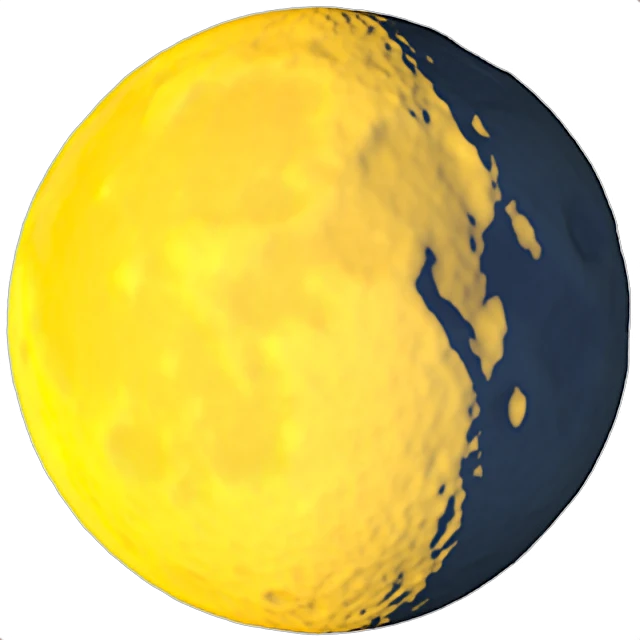๐ - Waning Gibbous Moon Emoji Meaning, Copy and Paste
