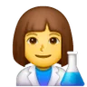 Woman Scientist Emoji 👩‍🔬 image - Samsung style