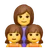 Family: Woman, Girl, Girl