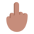 Middle Finger: Medium Skin Tone
