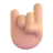 Sign Of The Horns: Medium-Light Skin Tone