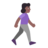 Woman Walking Facing Right: Medium-Dark Skin Tone