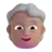Older Person: Medium Skin Tone