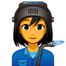 Woman Factory Worker Emoji 👩‍🏭 image - Emojidex style