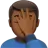 Man Facepalming: Medium-Dark Skin Tone