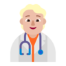 Health Worker: Medium-Light Skin Tone Emoji 🧑🏼‍⚕️ image - Microsoft Classic 2D style