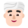 Man Wearing Turban: Light Skin Tone Emoji 👳🏻‍♂️ image - Microsoft Classic 2D style