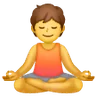 Emoji Persona nella posizione del loto 🧘 image - Samsung style