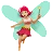 Woman Fairy: Medium-Light Skin Tone