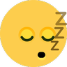 수면 Emoji 😴 image - Skype style