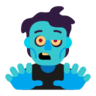 Emoji Zombi 🧟 image - Microsoft Classic 2D style