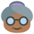 Old Woman: Medium-Dark Skin Tone
