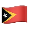 Flag: Timor-Leste Emoji 🇹🇱 image - Apple style