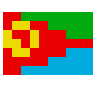 Flag: Eritrea Emoji 🇪🇷 image - SerenityOS style
