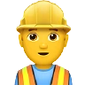 Man Construction Worker Emoji 👷‍♂️ image - Apple style
