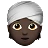 Person Wearing Turban: Dark Skin Tone
