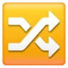Shuffle Tracks Button Emoji 🔀 image - Samsung style