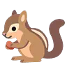 Wiewiórka Emoji 🐿 image - Google Noto Color Animated style