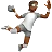 Person Playing Handball: Medium-Dark Skin Tone