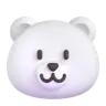 Polar Bear Emoji 🐻‍❄️ image - Microsoft 3D Fluent style