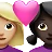 Couple With Heart: Woman, Woman, Medium-Light Skin Tone, Dark Skin Tone