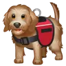 Service Dog Emoji 🐕‍🦺 image - WhatsApp style