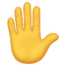 Эмодзи Поднятая рука ✋ image - Huawei Harmony OS style