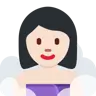 Woman In Steamy Room: Light Skin Tone Emoji 🧖🏻‍♀️ image - Twitter / X (Twemoji) style