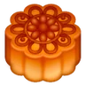 Moon Cake Emoji 🥮 image - Samsung style