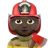 Firefighter: Dark Skin Tone