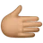 Rightwards Hand: Medium Skin Tone