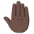 Raised Back Of Hand: Dark Skin Tone
